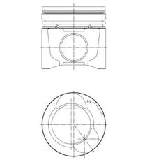 Píst KOLBENSCHMIDT 40074600