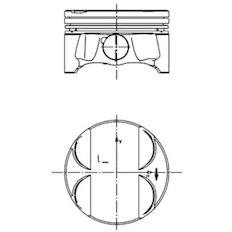 Píst KOLBENSCHMIDT 40085620
