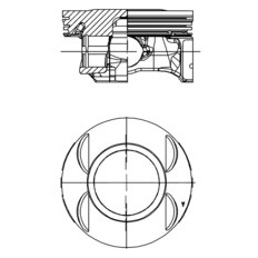 Píst KOLBENSCHMIDT 40199600