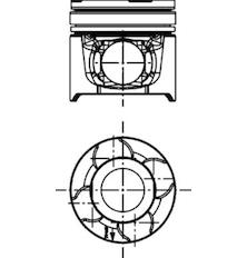 Píst KOLBENSCHMIDT 40217600