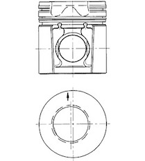 Píst KOLBENSCHMIDT 40234610