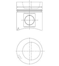 Píst KOLBENSCHMIDT 40250600
