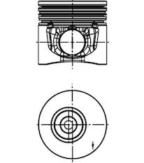 Píst KOLBENSCHMIDT 40269610