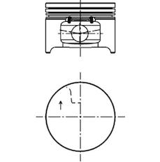 Píst KOLBENSCHMIDT 40277600