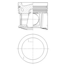 Píst KOLBENSCHMIDT 40284600