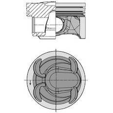 Píst KOLBENSCHMIDT 40315600