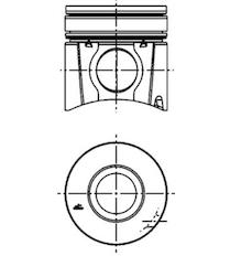 Píst KOLBENSCHMIDT 40316600