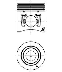 Píst KOLBENSCHMIDT 40339600