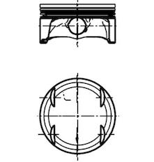 Píst KOLBENSCHMIDT 40348600