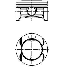 Píst KOLBENSCHMIDT 40385620