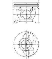 Píst KOLBENSCHMIDT 40405620