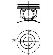 Píst KOLBENSCHMIDT 40440600