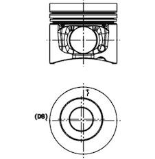 Píst KOLBENSCHMIDT 40441600
