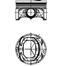 Píst KOLBENSCHMIDT 40477600