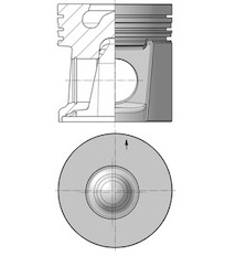 Píst KOLBENSCHMIDT 40554600