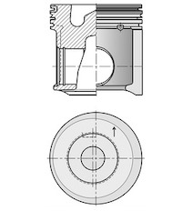 Píst KOLBENSCHMIDT 40623600