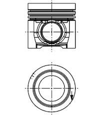Píst KOLBENSCHMIDT 40709610