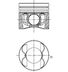 Píst KOLBENSCHMIDT 40809600