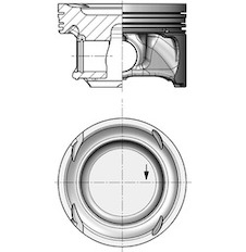 Píst KOLBENSCHMIDT 40859600