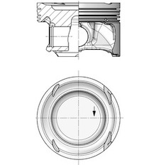 Píst KOLBENSCHMIDT 40862600