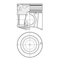 Píst KOLBENSCHMIDT 41078600