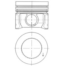 Píst KOLBENSCHMIDT 41095610