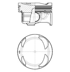 Píst KOLBENSCHMIDT 41108600