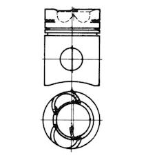 Píst KOLBENSCHMIDT 41227600