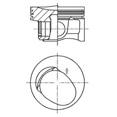 Píst KOLBENSCHMIDT 41257620