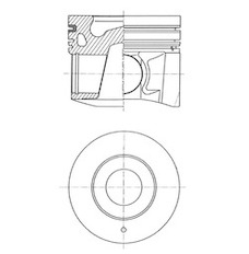 Píst KOLBENSCHMIDT 41274600