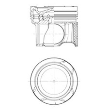 Píst KOLBENSCHMIDT 41296600