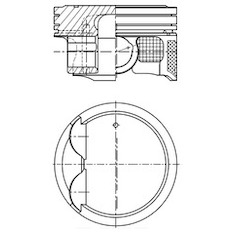 Píst KOLBENSCHMIDT 41514600