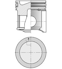 Píst KOLBENSCHMIDT 41522600