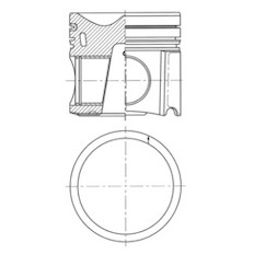 Píst KOLBENSCHMIDT 41659600