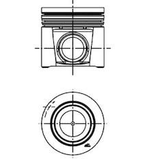 Píst KOLBENSCHMIDT 41707620