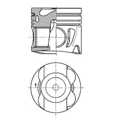 Píst KOLBENSCHMIDT 41712620