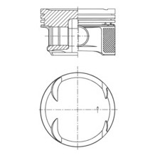 Píst KOLBENSCHMIDT 41724620