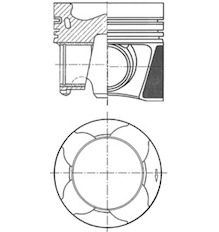 Píst KOLBENSCHMIDT 41861620