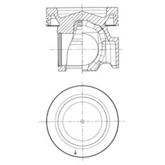 Píst KOLBENSCHMIDT 41981600