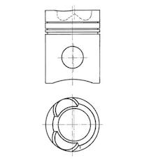 Píst KOLBENSCHMIDT 90081600