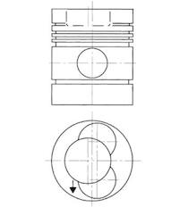 Píst KOLBENSCHMIDT 90276740