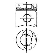 Píst KOLBENSCHMIDT 90336600