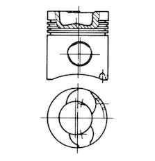 Píst KOLBENSCHMIDT 90337600