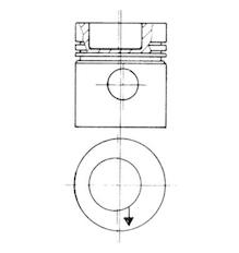 Píst KOLBENSCHMIDT 90532600