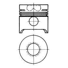 Píst KOLBENSCHMIDT 90654600