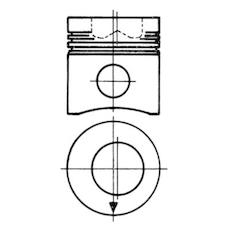 Píst KOLBENSCHMIDT 90730600