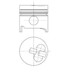 Píst KOLBENSCHMIDT 90739720
