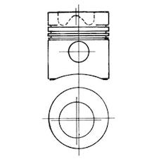 Píst KOLBENSCHMIDT 90747700
