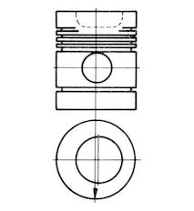 Píst KOLBENSCHMIDT 91118600