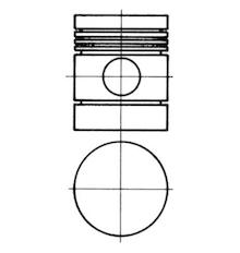 Píst KOLBENSCHMIDT 91127600
